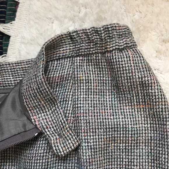 Vintage Tweed Pocketed Pencil Skirt, US Size 12/14 - Picture 6 of 6